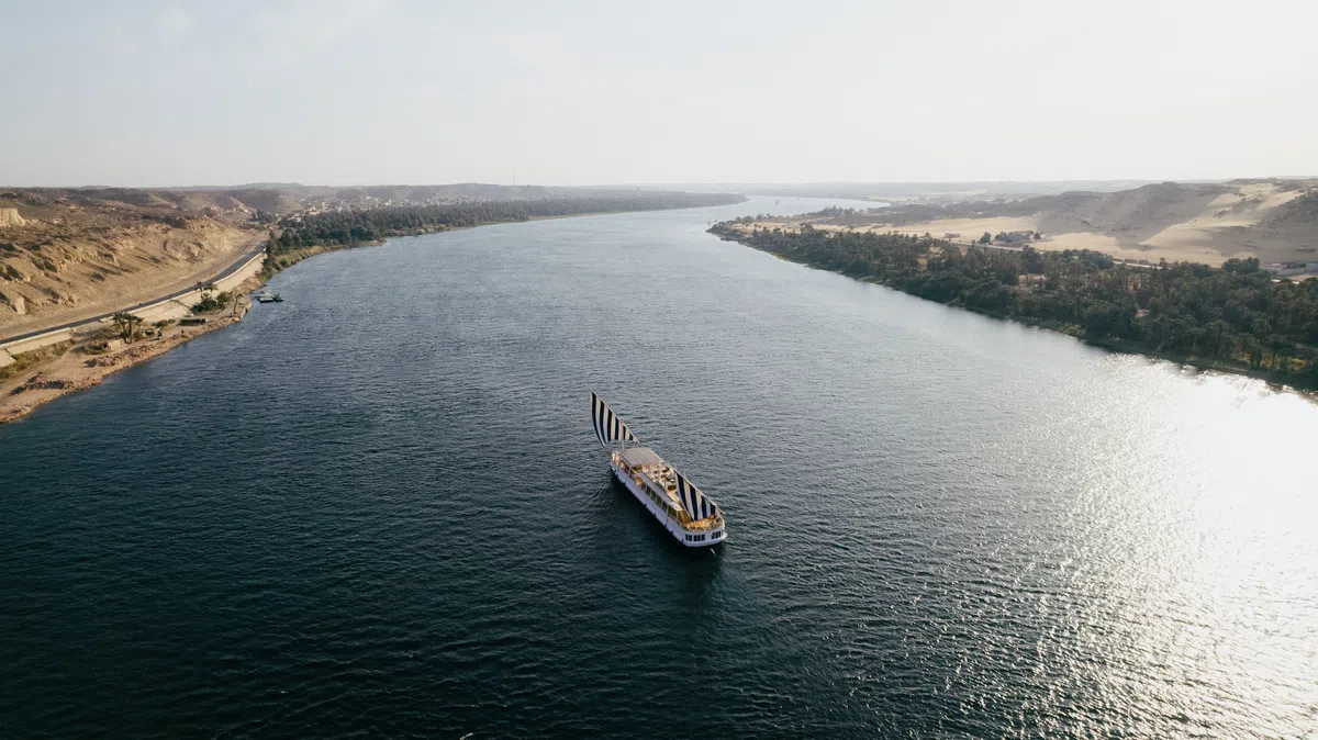 Soul of the Nile Dahabiya aboard Soul of the Nile luxury Nile cruise — 2027 Solar Eclipse trip