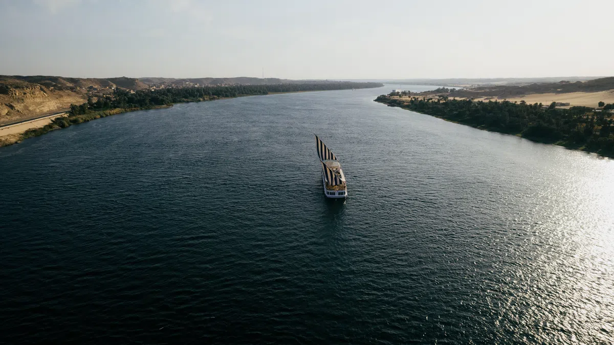 Soul of the Nile Dahabiya aboard Soul of the Nile luxury Nile cruise — 2027 Solar Eclipse trip